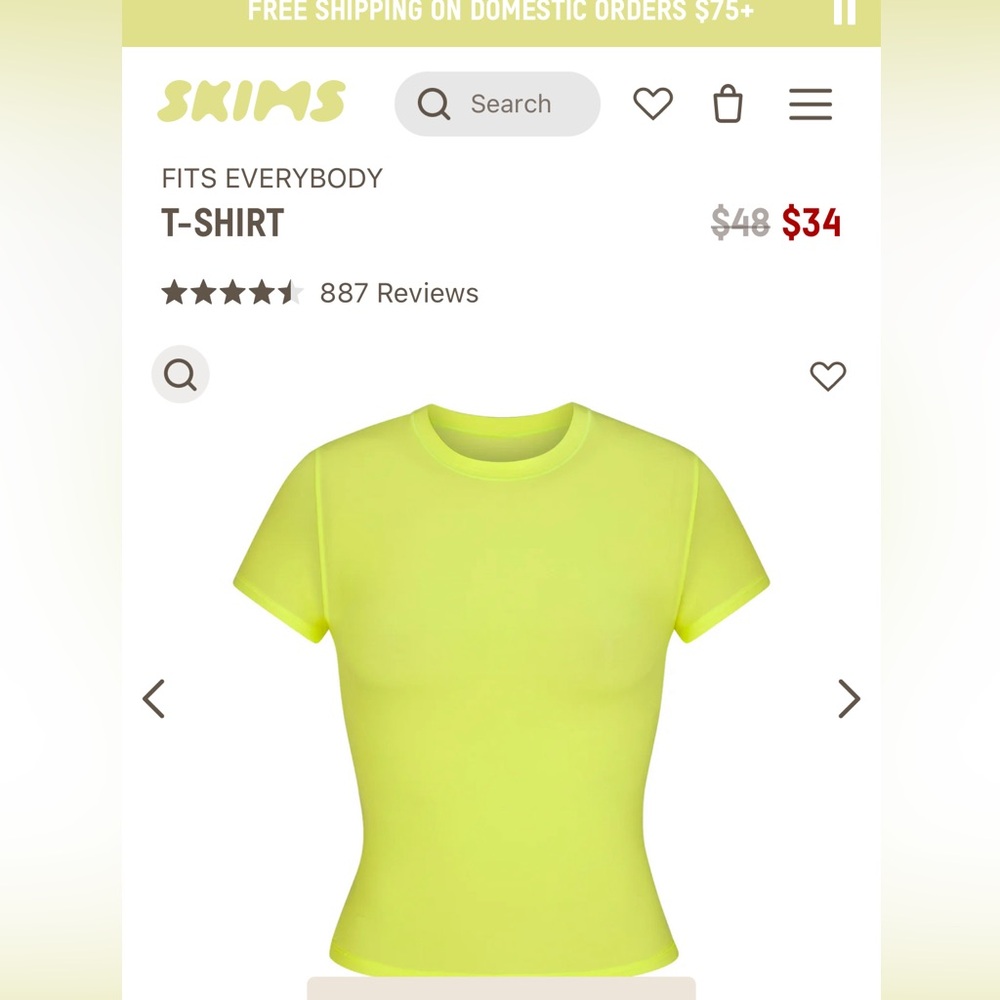 Skims Fits Everyone t shirt